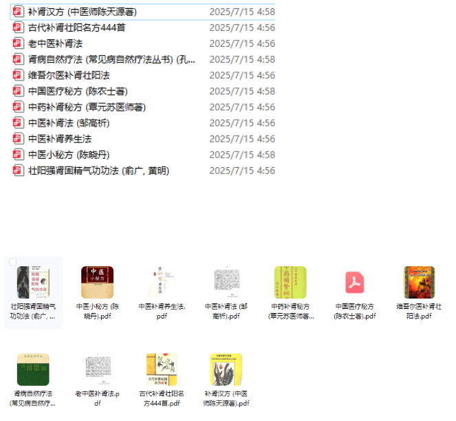 古代世传补肾壮阳名方【11本】_www.jishuyy.com