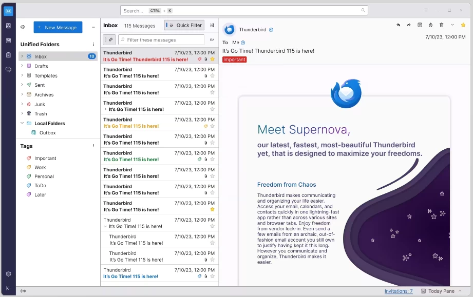 Thunderbird 雷鸟邮件管理 v143.0.1_www.jishuyy.com