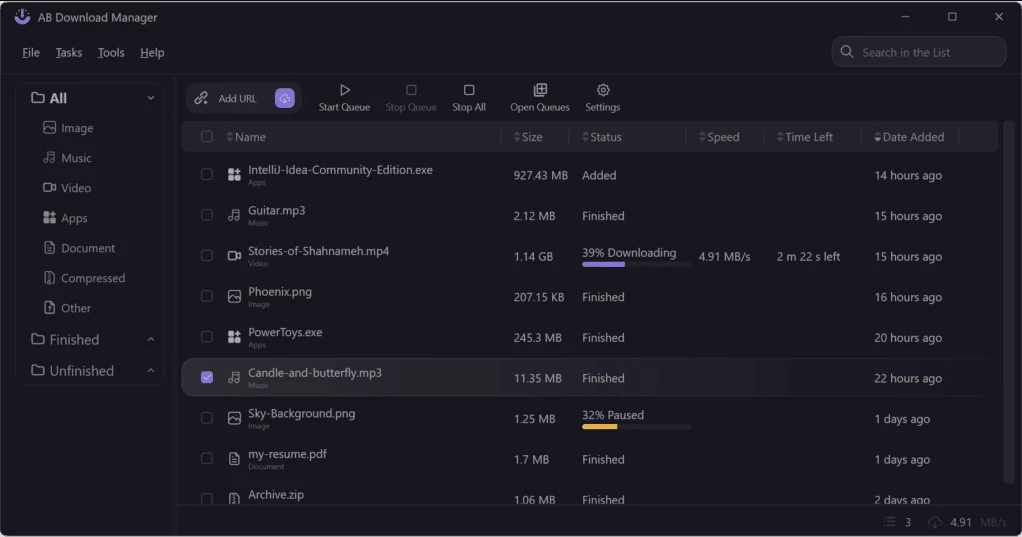 AB Download Manager 下载管理器 v1.7.0_www.jishuyy.com
