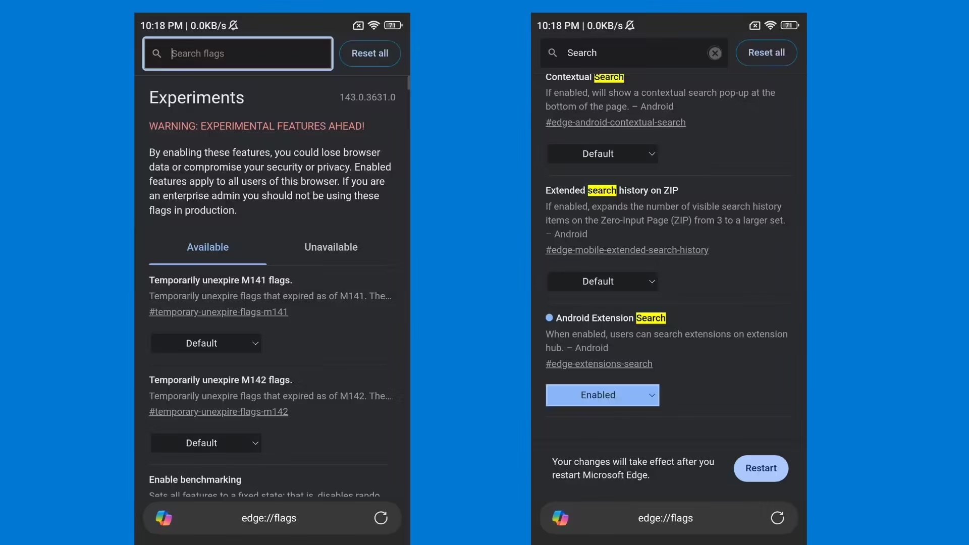 微软测试新版安卓端 Edge 浏览器,将桌面版扩展程序带入手机平台_www.jishuyy.com