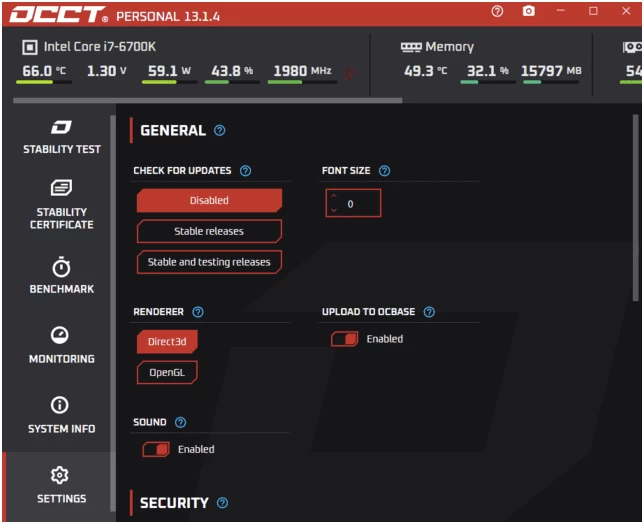 OCCT电脑硬件测试 烤鸡测试软件 v15.0.4.99 便携版_www.jishuyy.com