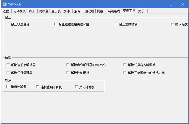 WKTools Windows内核级辅助工具 v1.0.0.21 中文绿色版_www.jishuyy.com