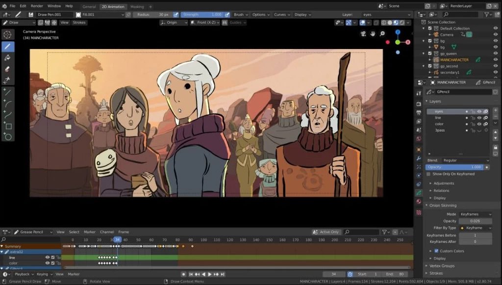 Blender 动画建模渲染 v4.5.4 官方中文版_www.jishuyy.com