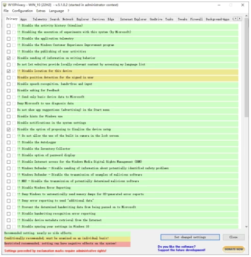 W10Privacy 系统隐私保护工具 v5.3.0.0 便携版_www.jishuyy.com