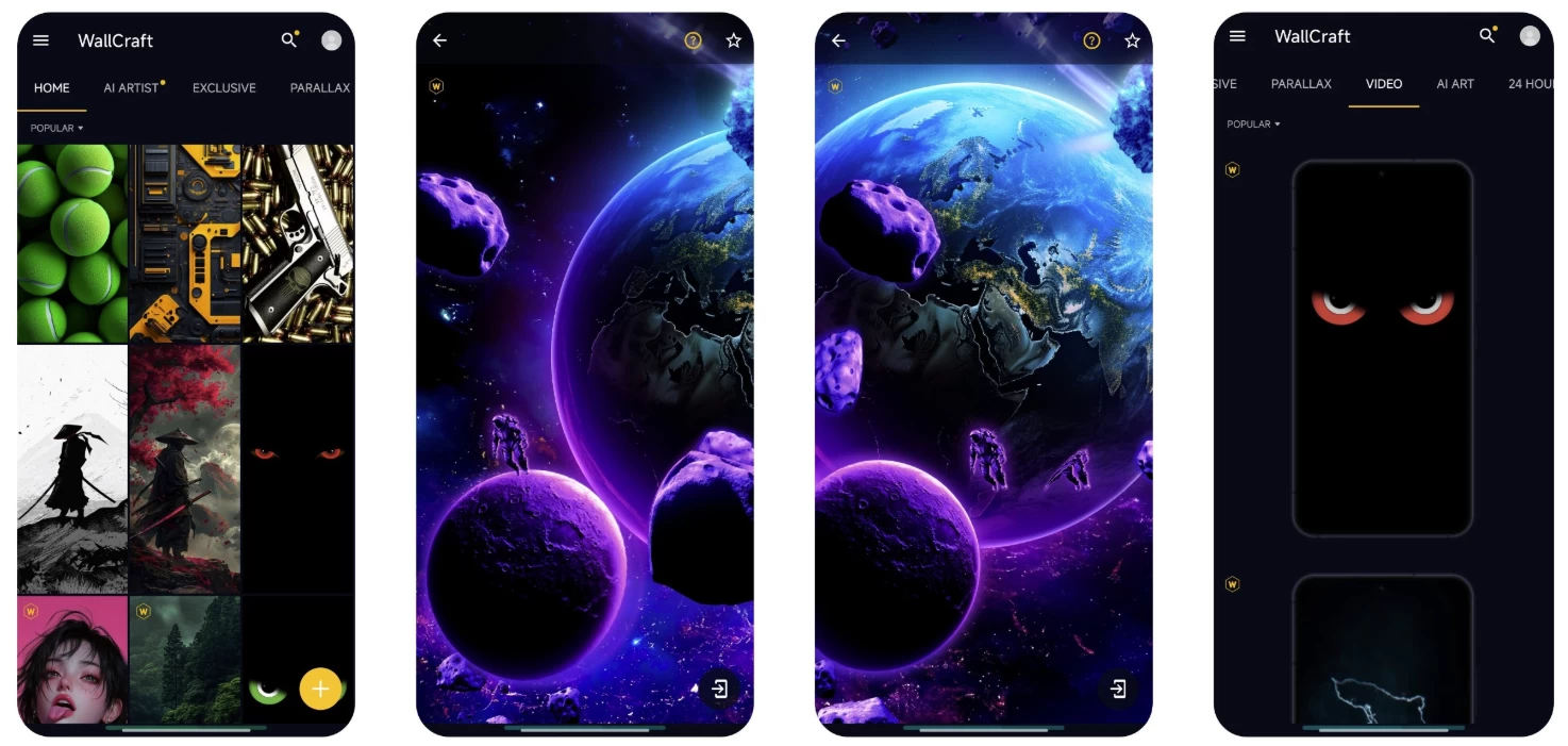 Wallcraft v3.59.0 提供高质量动态4D壁纸 解锁高级版_www.jishuyy.com