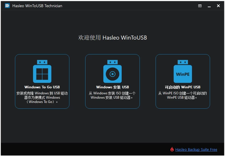 Hasleo WinToUSB 10.2.0.2 技术员版 免费的U盘安装系统工具_www.jishuyy.com