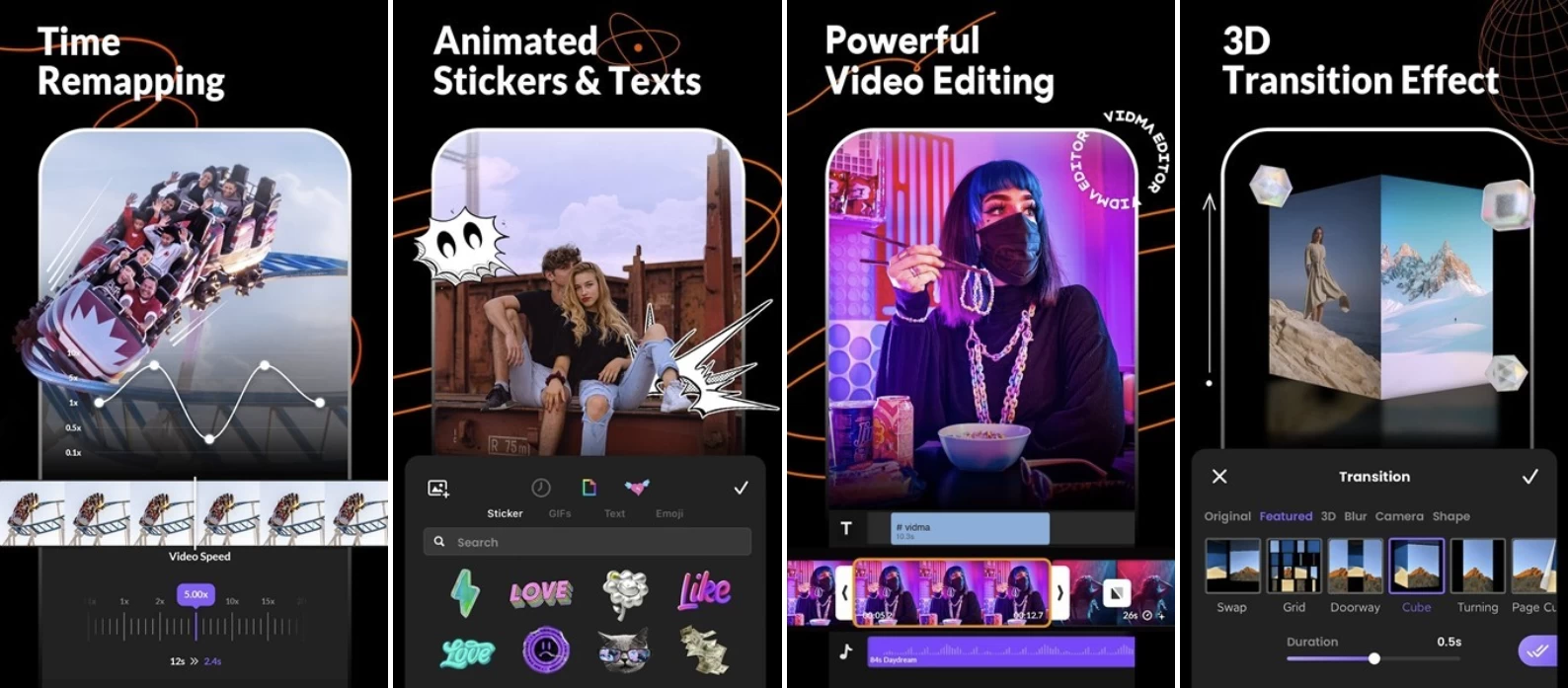 Vidma editor v2.24.0 一款易于使用的音乐视频编辑器和视频制作器_www.jishuyy.com