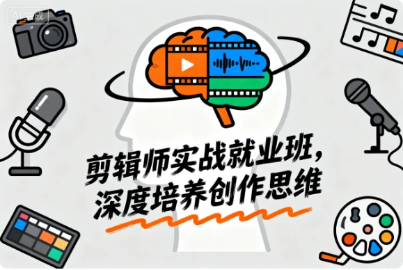 从新手到大神：剪辑师实战就业班 深度培养创作思维_www.jishuyy.com