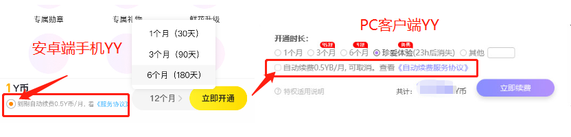 如何给YY娱乐 Y粉团 珍爱粉 进行续费_www.jishuyy.com