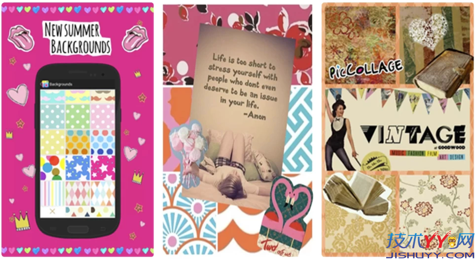 PicCollage 拼贴趣 v7.21.16 个新拼图照片编辑 解锁会员版_www.jishuyy.com