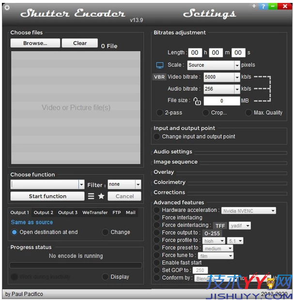 Shutter Encoder 多媒体转换工具 v19.8_www.jishuyy.com
