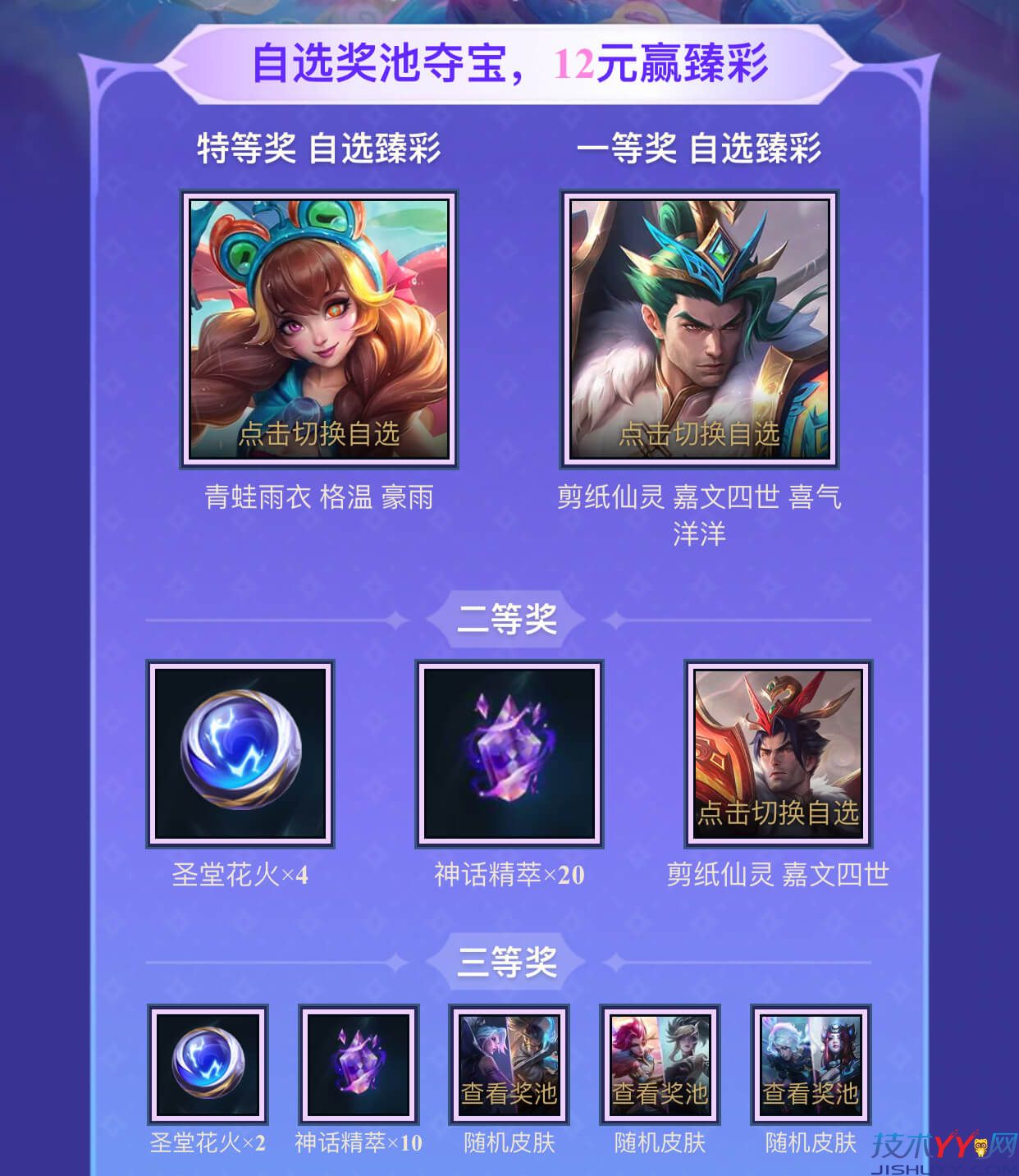LOL璀璨臻彩召唤 抽青蛙雨衣格温豪雨,剪纸仙灵嘉文四世喜气洋洋等_www.jishuyy.com